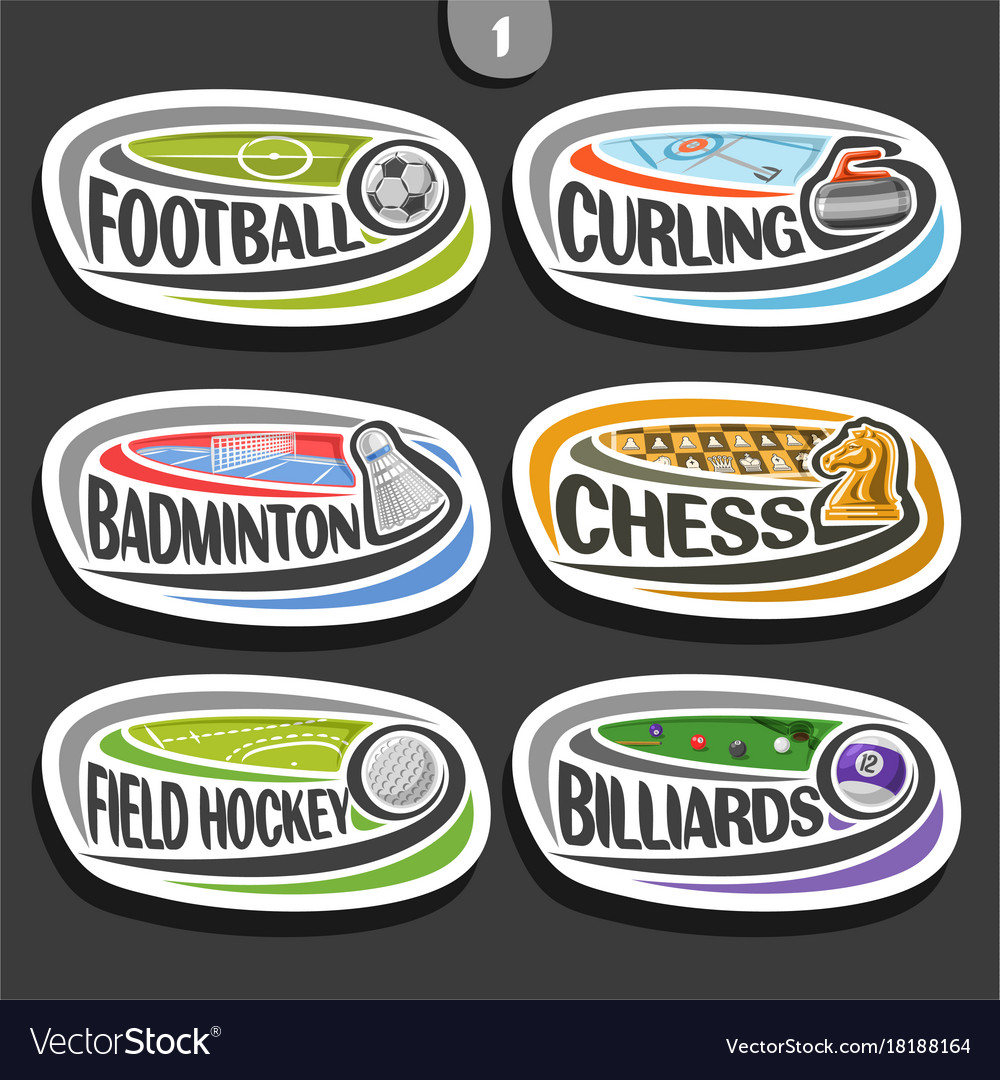 Set of sport logos
