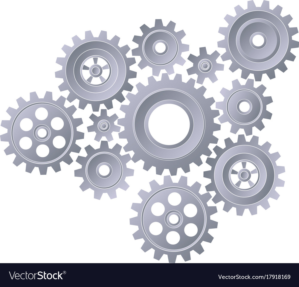 Business concept silhouettes teamwork Royalty Free Vector