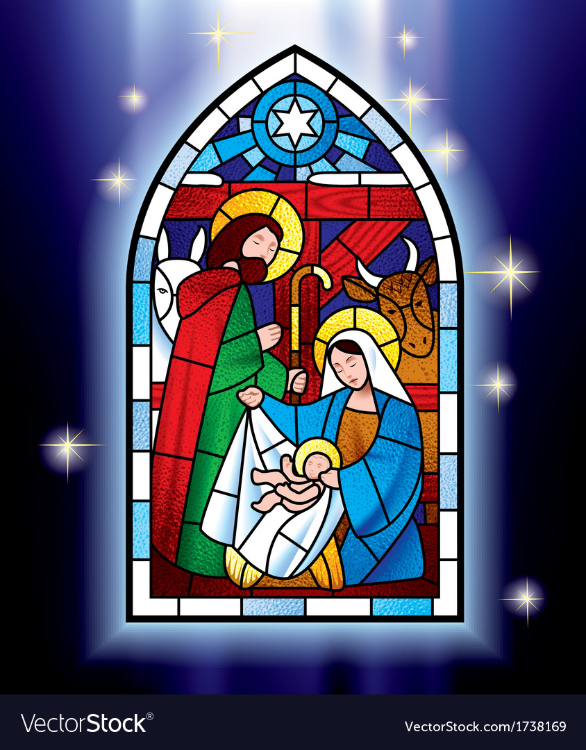 Christmas Stained Glass