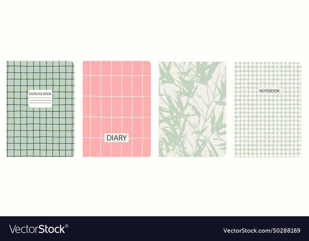 Cover page templates based on seamless patterns Vector Image Cover page templates based on seamless patterns