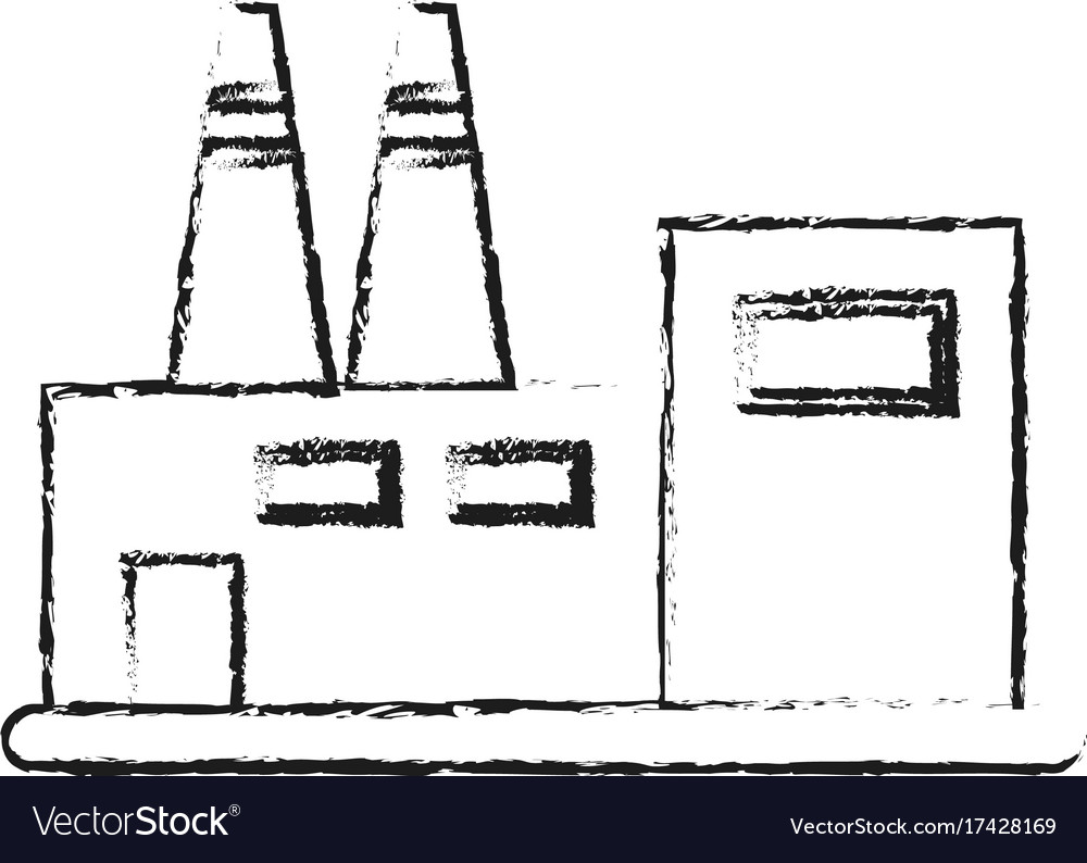 Factory building icon image