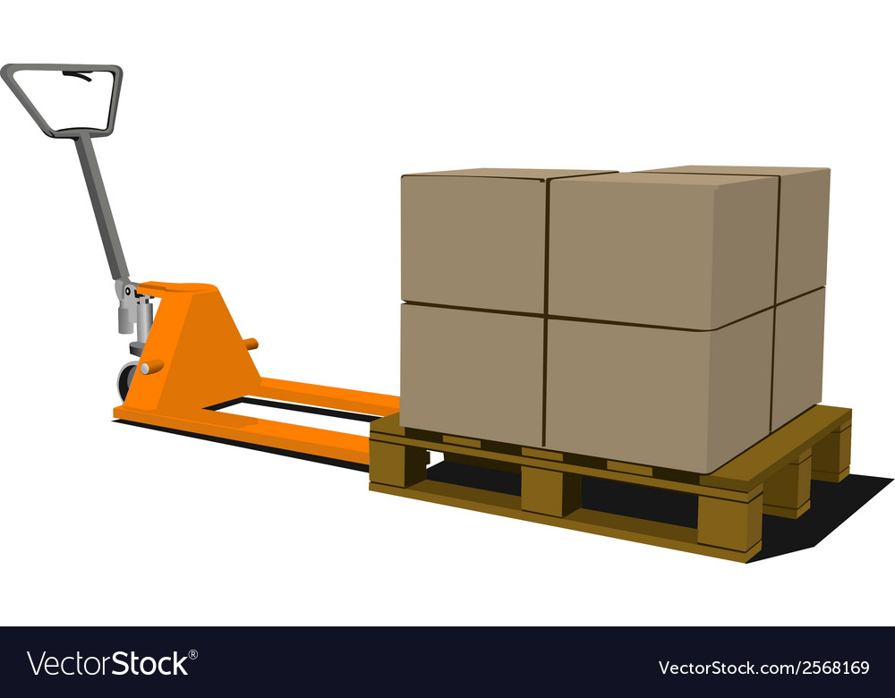 Forklift Loading Pallet