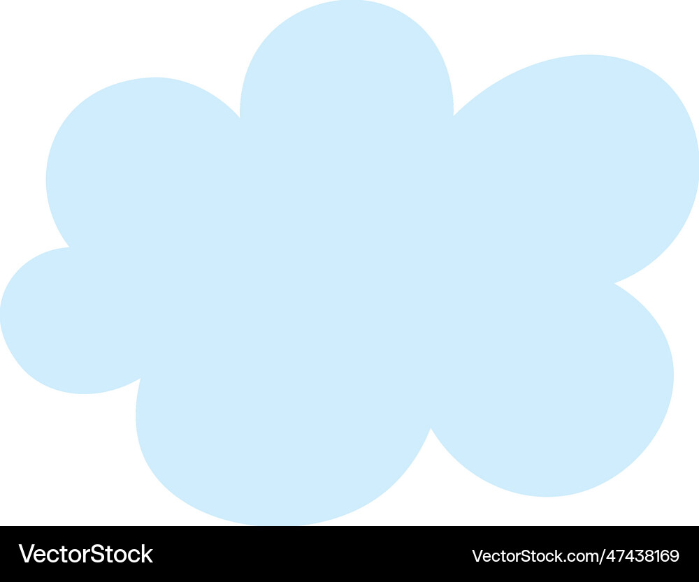 Sky cloud icon Royalty Free Vector Image - VectorStock