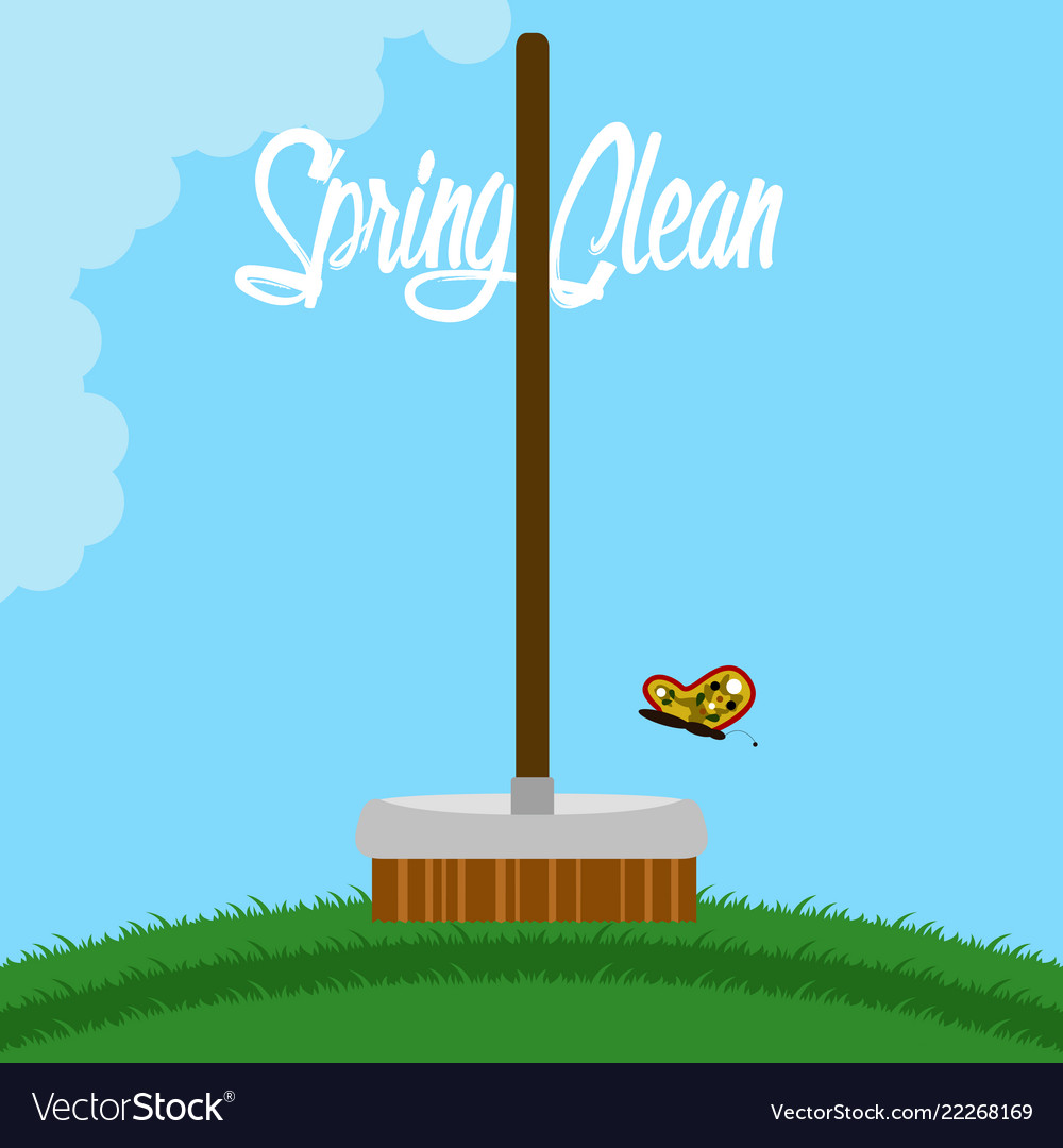Spring clean concept image