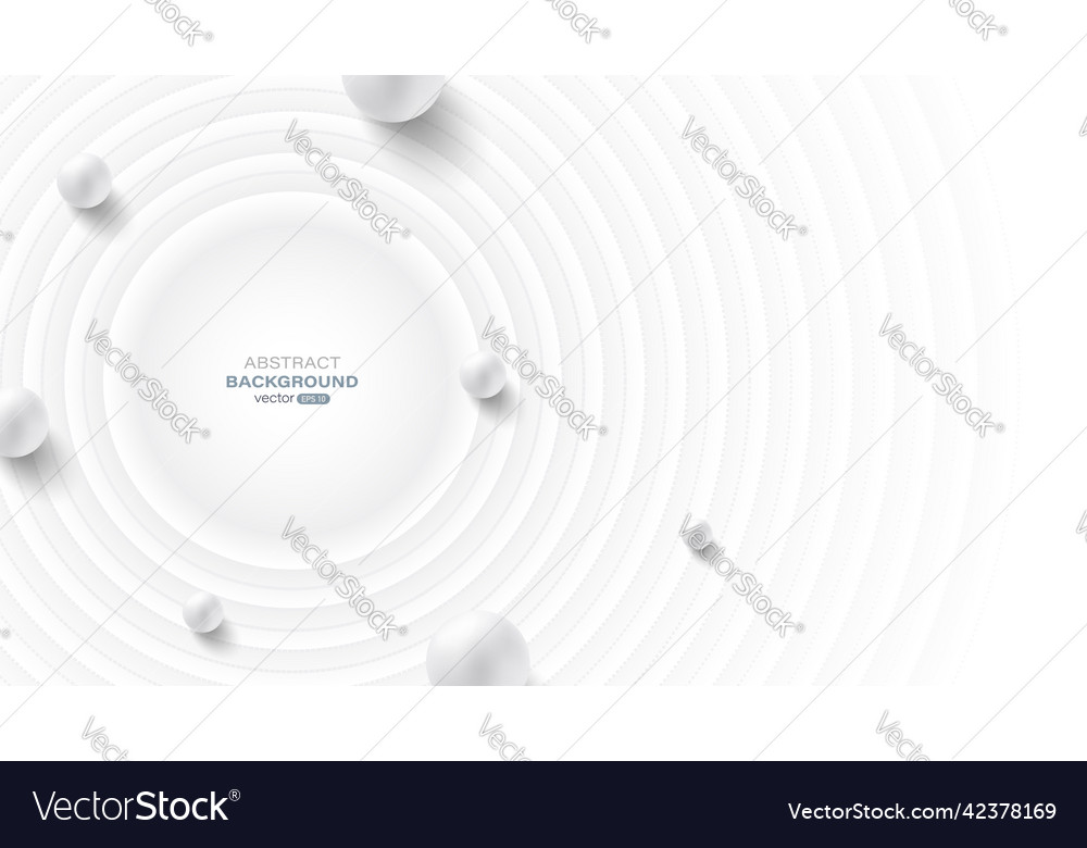 White circular layer with lines in a modern vector image White circular layer with lines in a modern