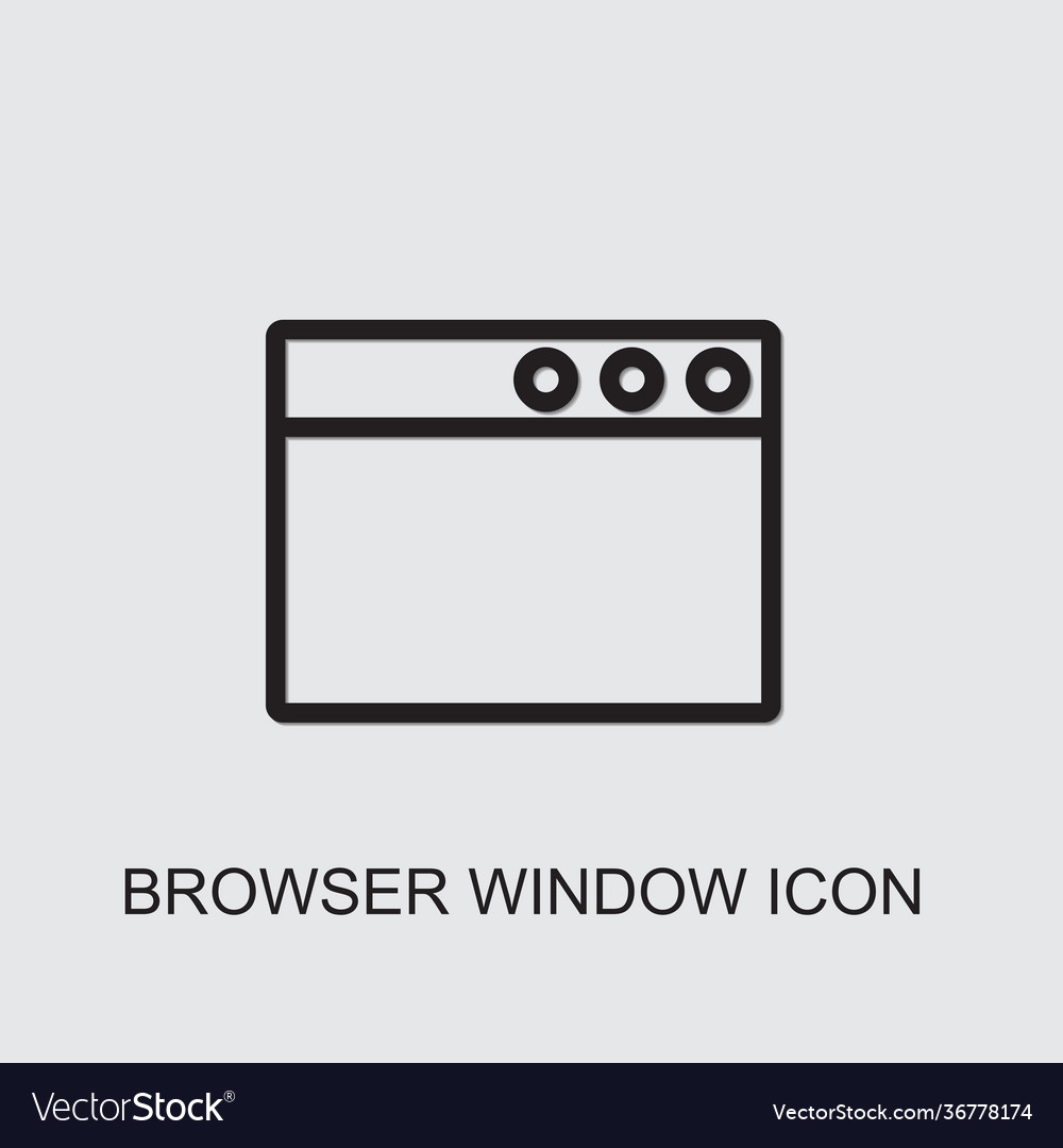 Browser window icon