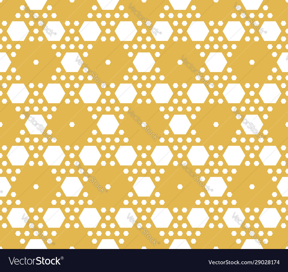 Geometric hexagonal seamless grid pattern