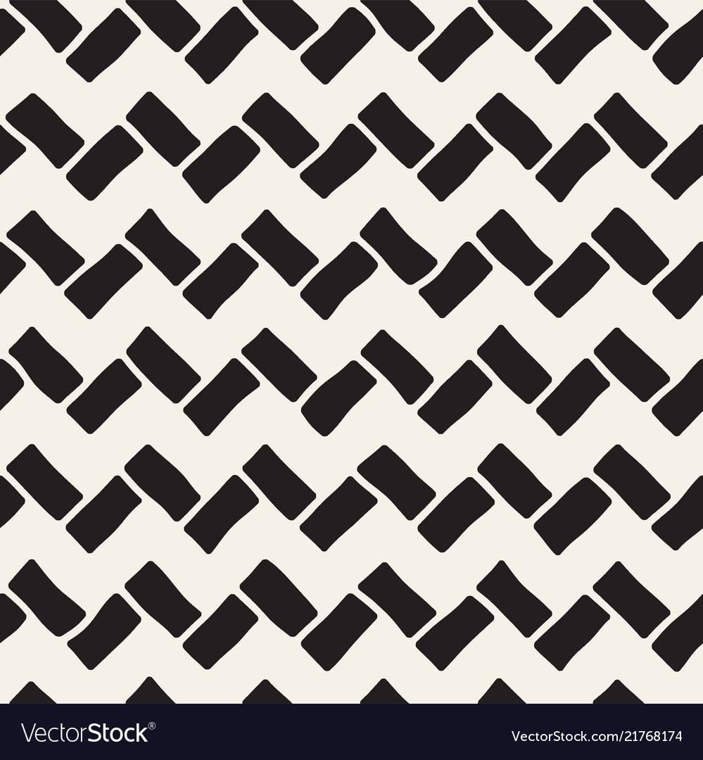 Hand drawn seamless repeating pattern with lines vector image Hand drawn seamless repeating pattern with lines