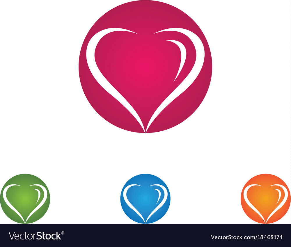 Love logo and symbols template icons app