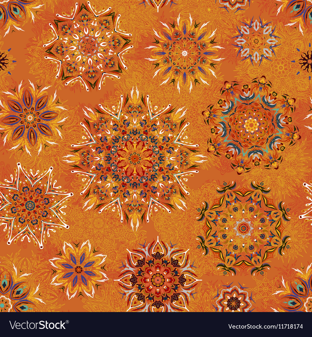 Ornate floral seamless texture endless pattern