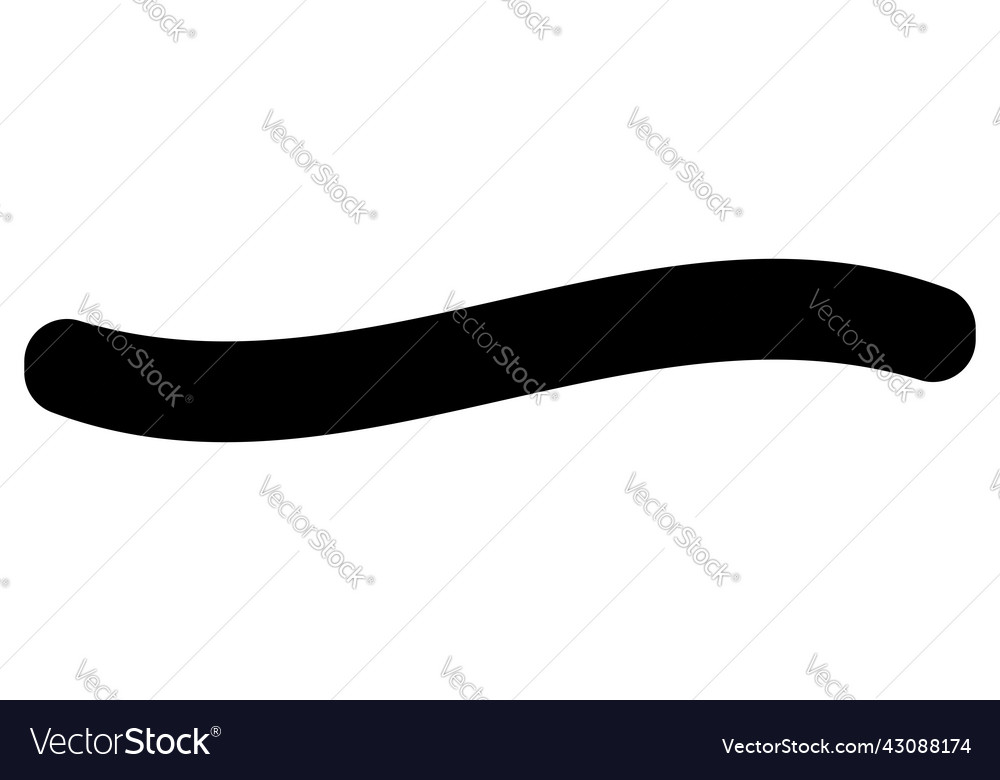 Simple abstract distorted deformed geometric shape vector image Simple abstract distorted deformed geometric shape