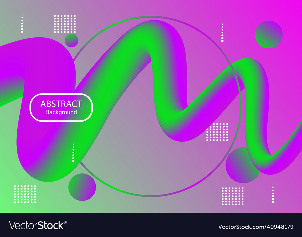 Abstract background fluid liquid style gradient vector image Abstract background fluid liquid style gradient