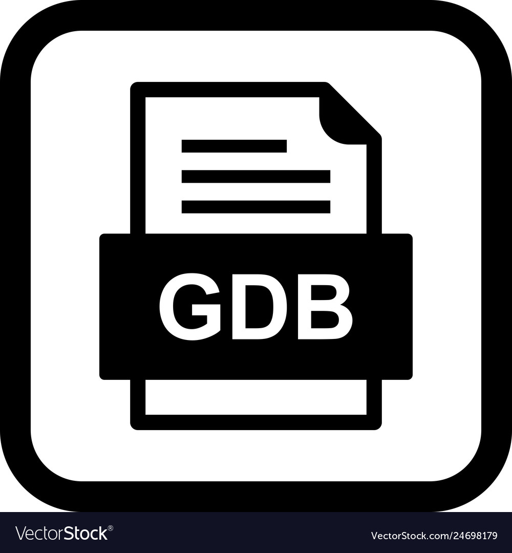 Gdb file document icon