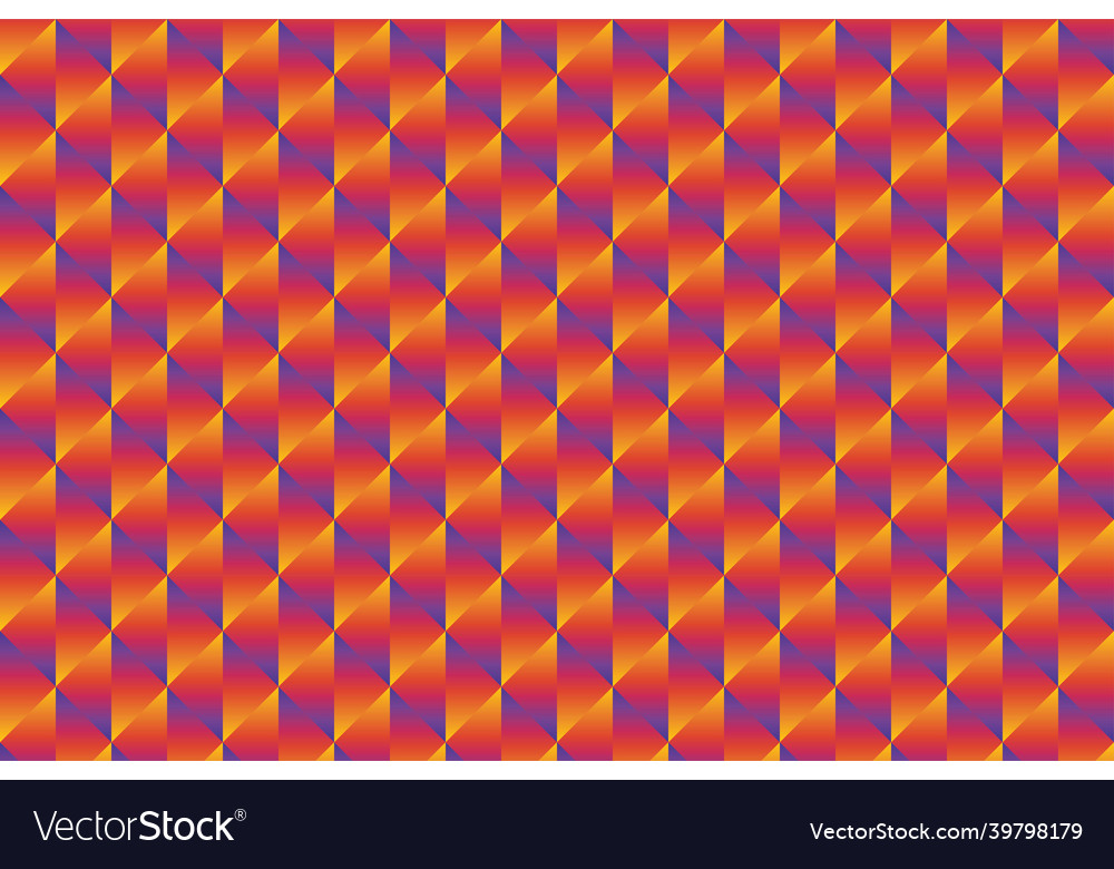 Gradient full-color pattern rectangle vector image Gradient full-color pattern rectangle