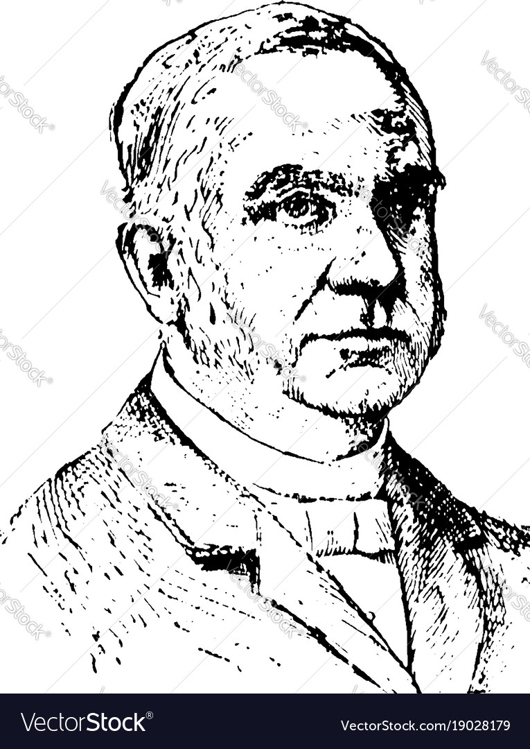 Henry martyn baird vintage Royalty Free Vector Image