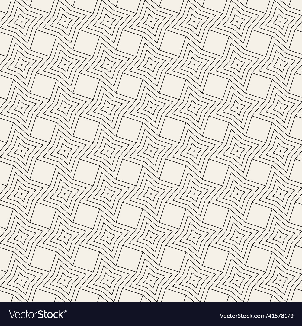 Seamless pattern repeating geometric elements vector image Seamless pattern repeating geometric elements
