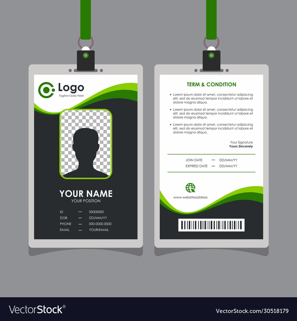 Black Id Card