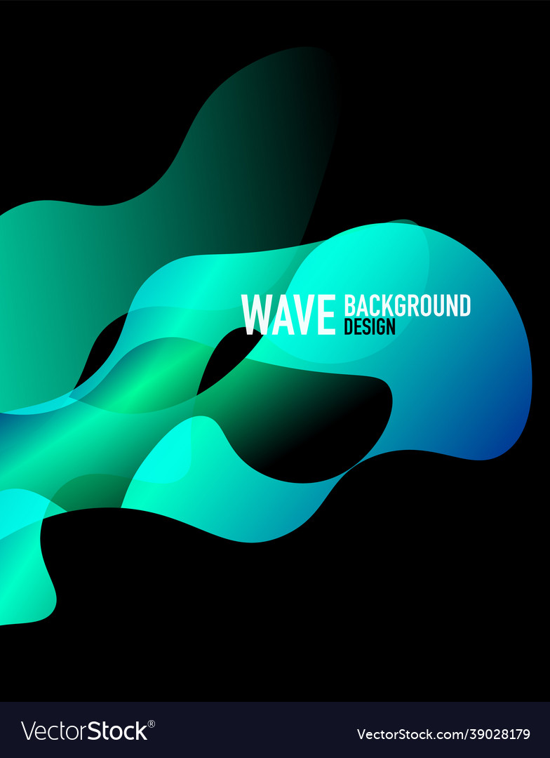 Vertical fluid gradient wave abstract background