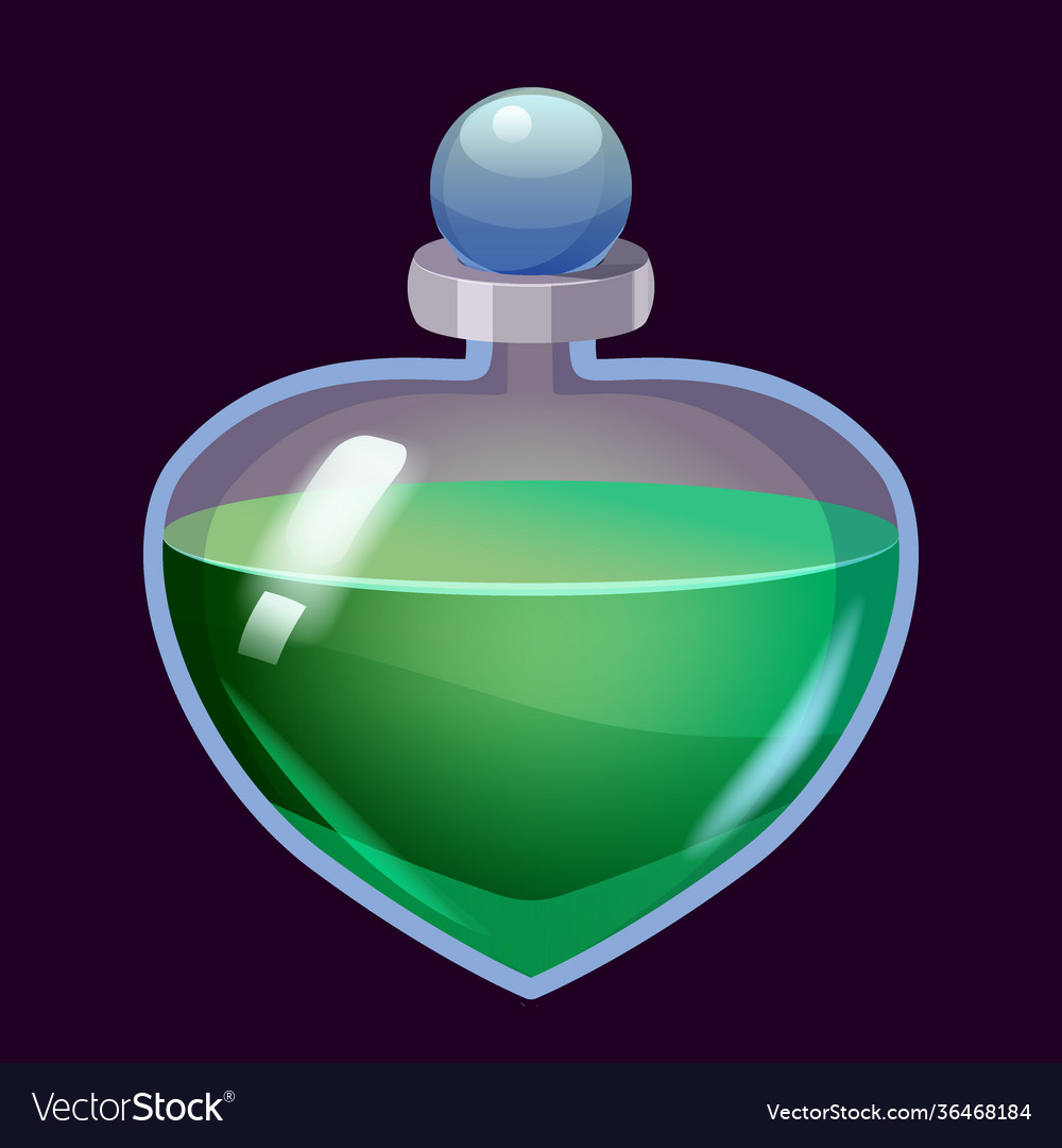 Bottle liquid potion Magie Elixier buntes Spiel vector image Bottle liquid potion Magie Elixier buntes Spiel
