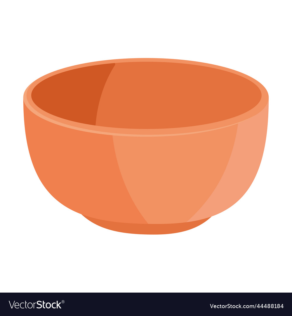 Bowl kitchen utensil Royalty Free Vector Image