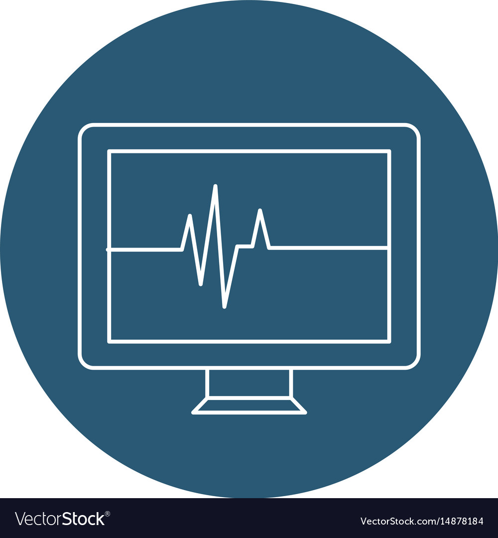 Computer desktop with cardiology application