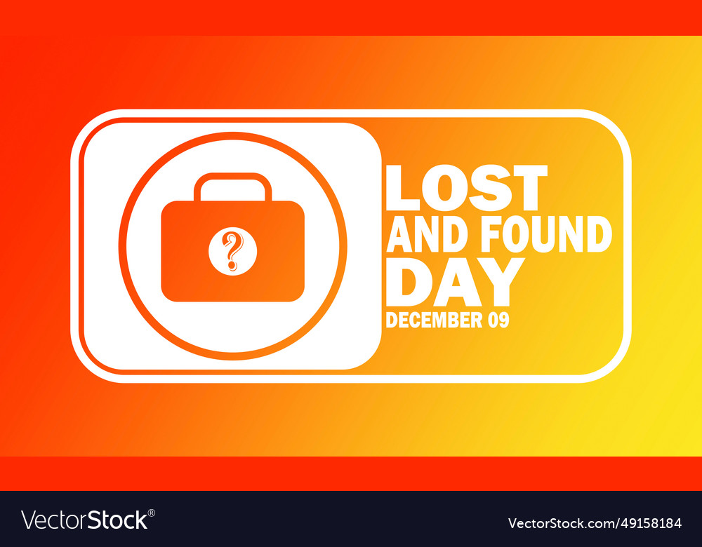 Lost and found day