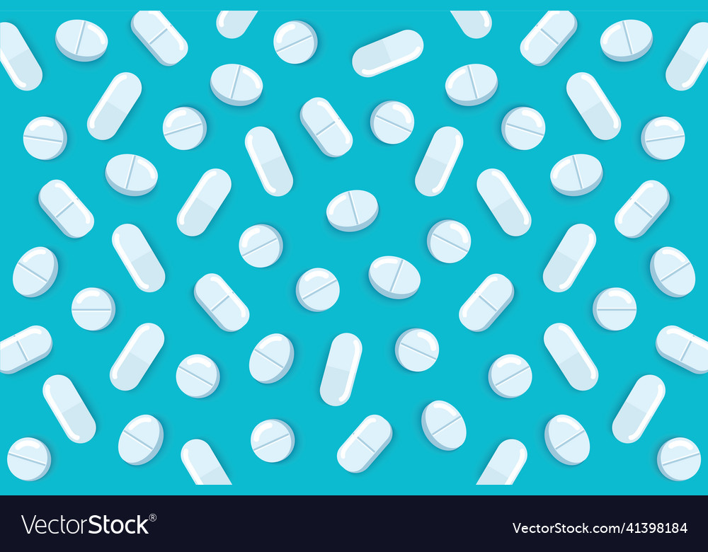 Medical pills and capsules pharmacy