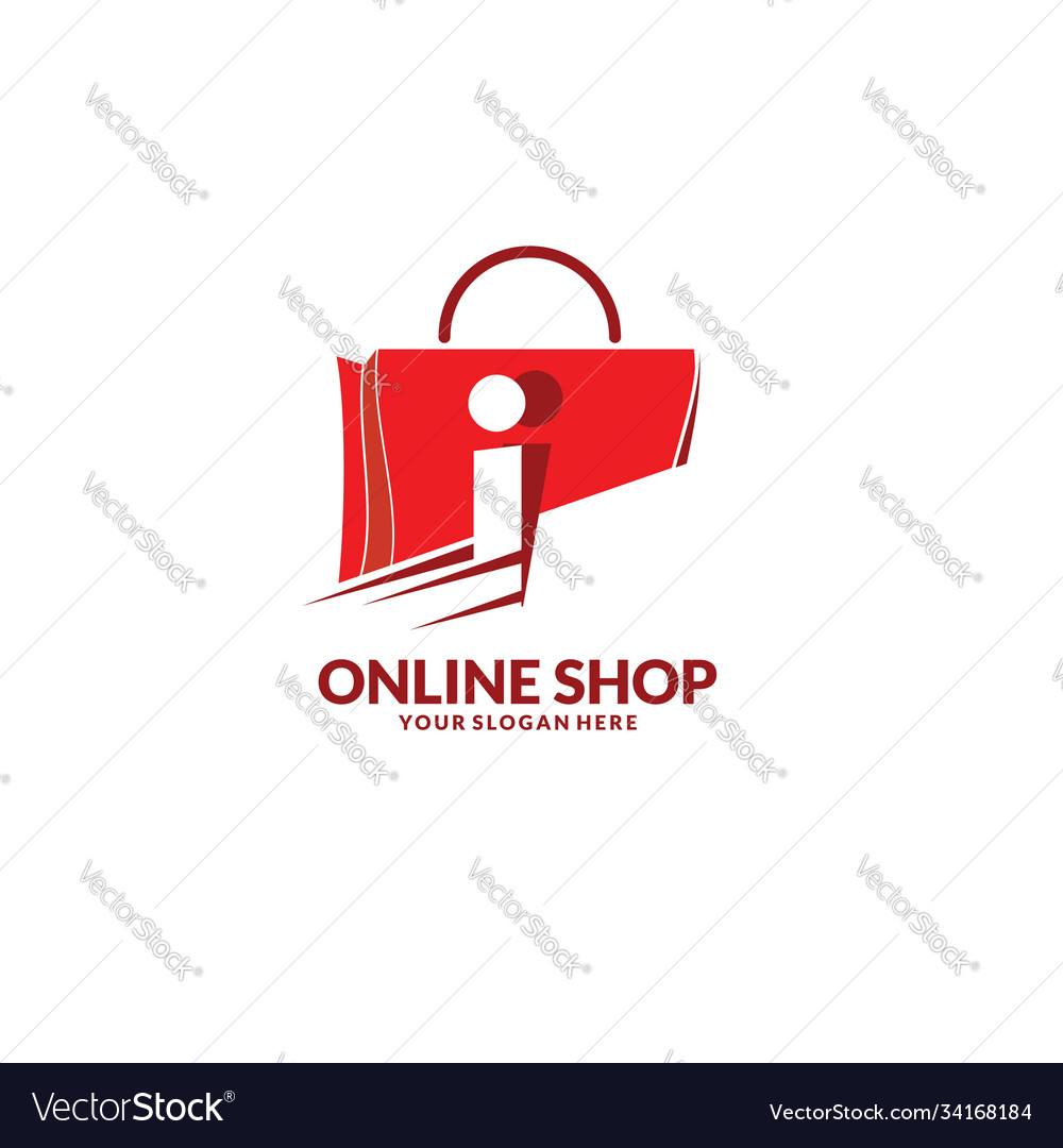 red shopping bolsa logo