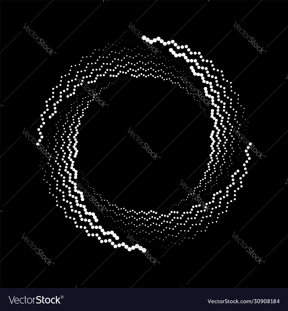 White zigzag abstract vortex shape Vector Image White zigzag abstract vortex shape