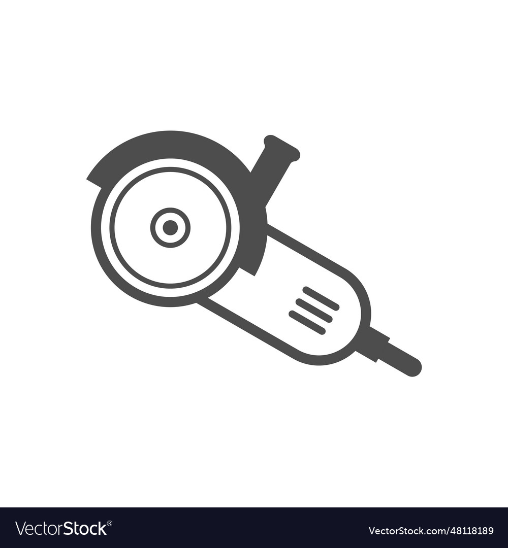 Angle grinder construction and repair tool Vector Image