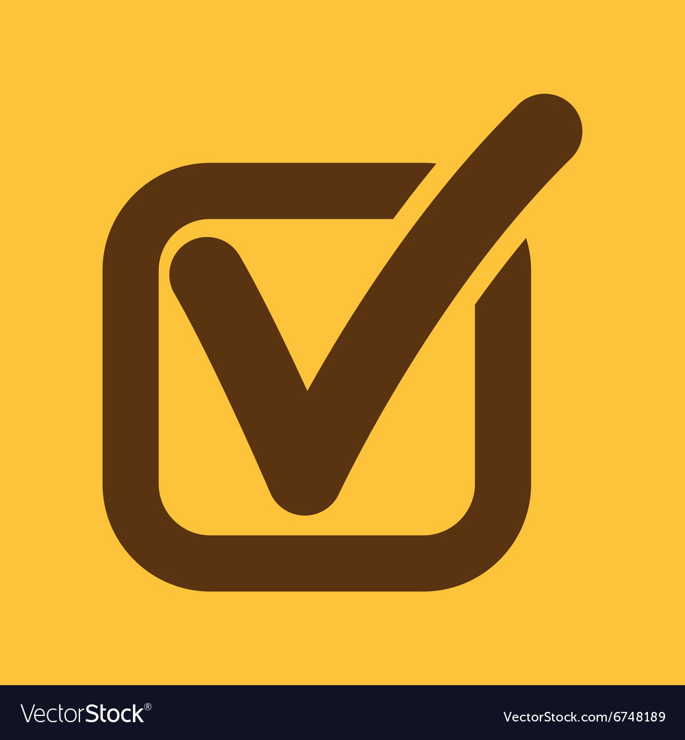 Check icon checkmark and checkbox yes