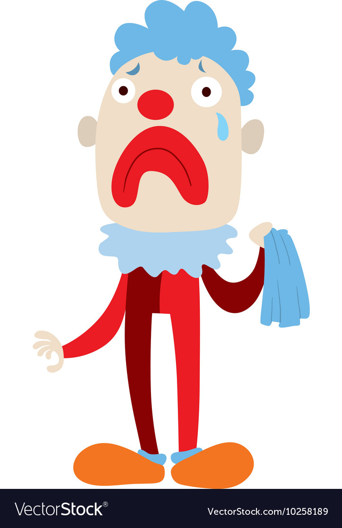 Clown character cartoon