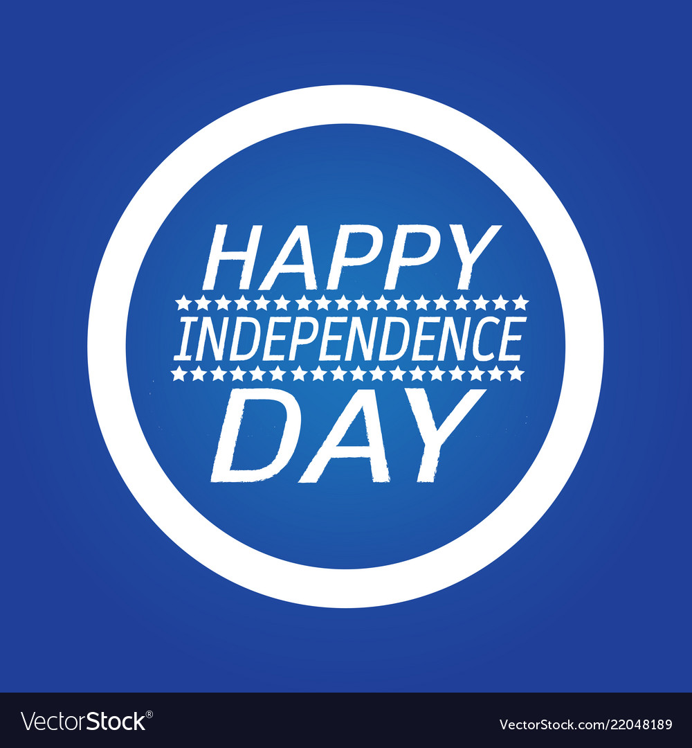 Happy Unabhängigkeit Day Design