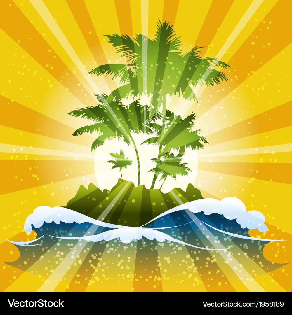 Tropic Royalty Free Vector Image - VectorStock