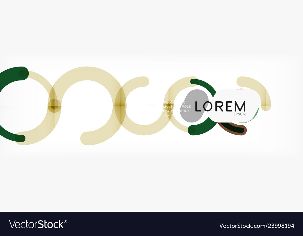 Circular lines design background vector image Circular lines design background