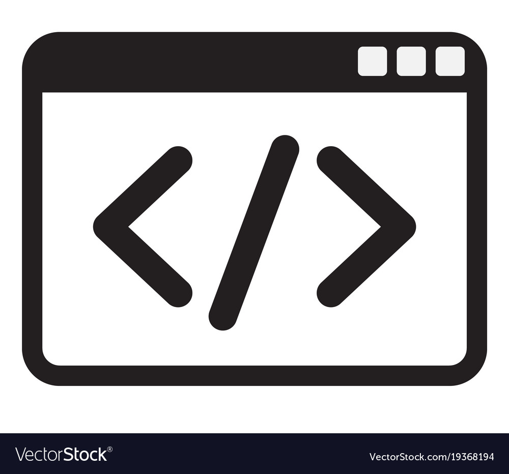 Code Icon - Software Symbol