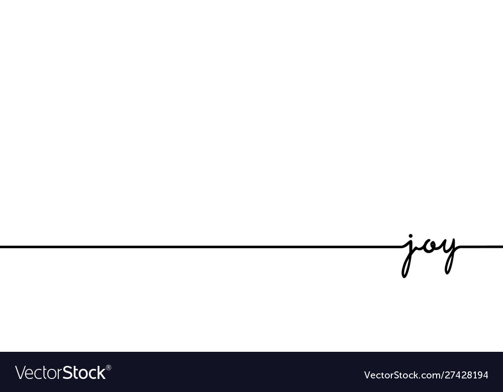 Joyful Continuous Line