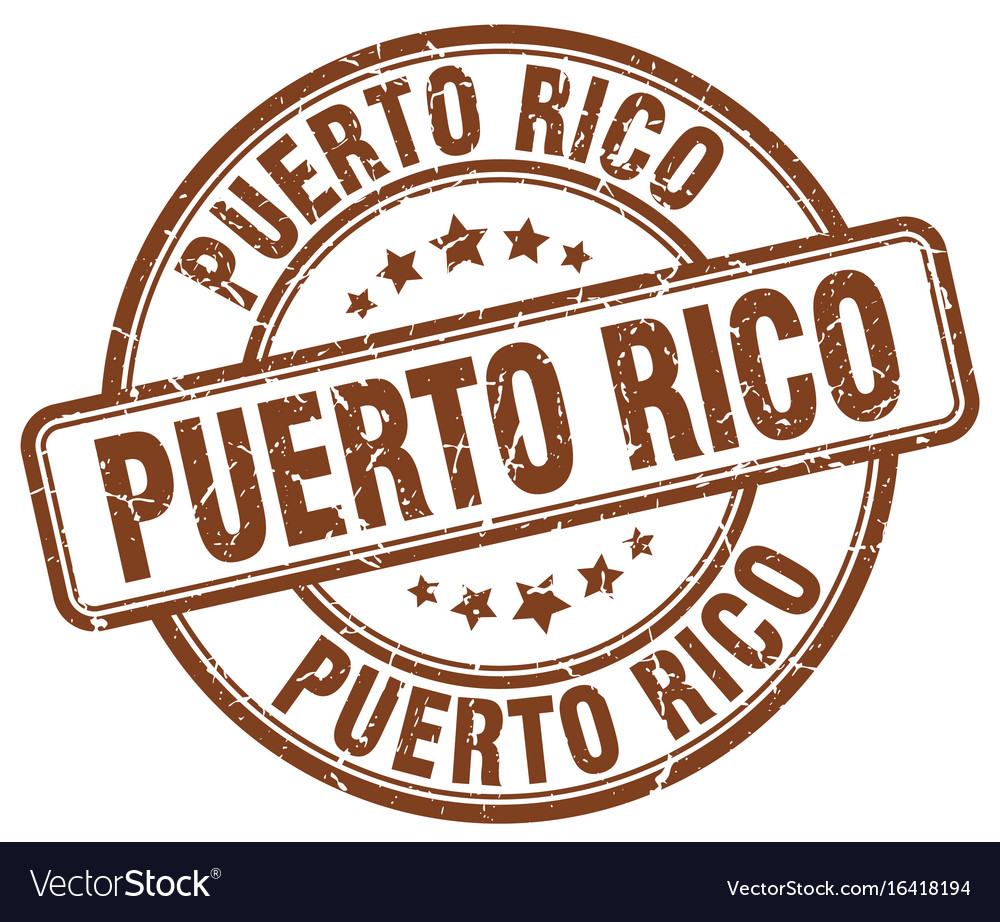 Puerto rico stamp Royalty Free Vector Image - VectorStock