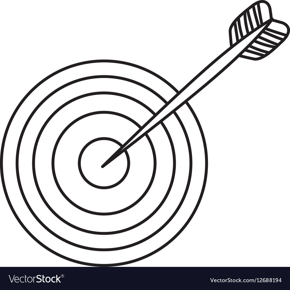 Round target dartboard