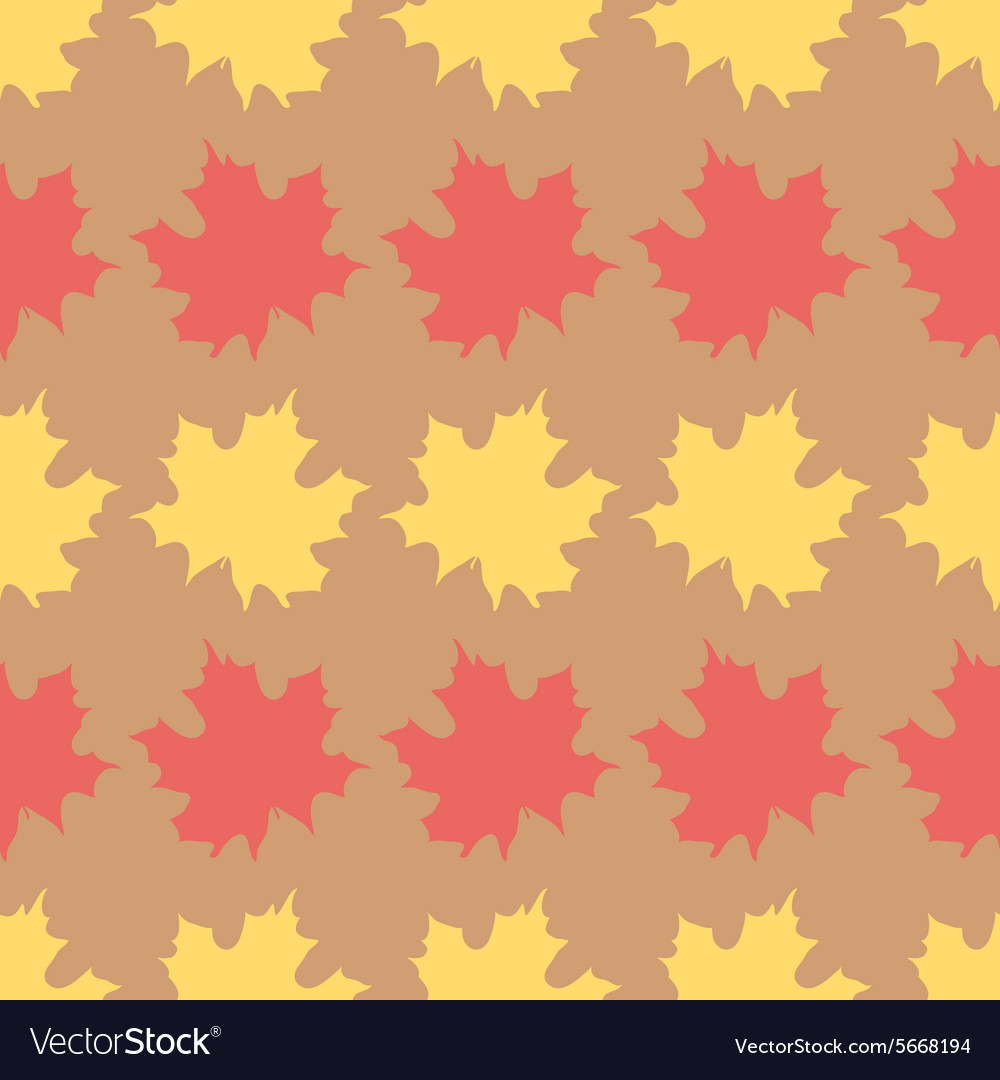 Seamless background with leaves