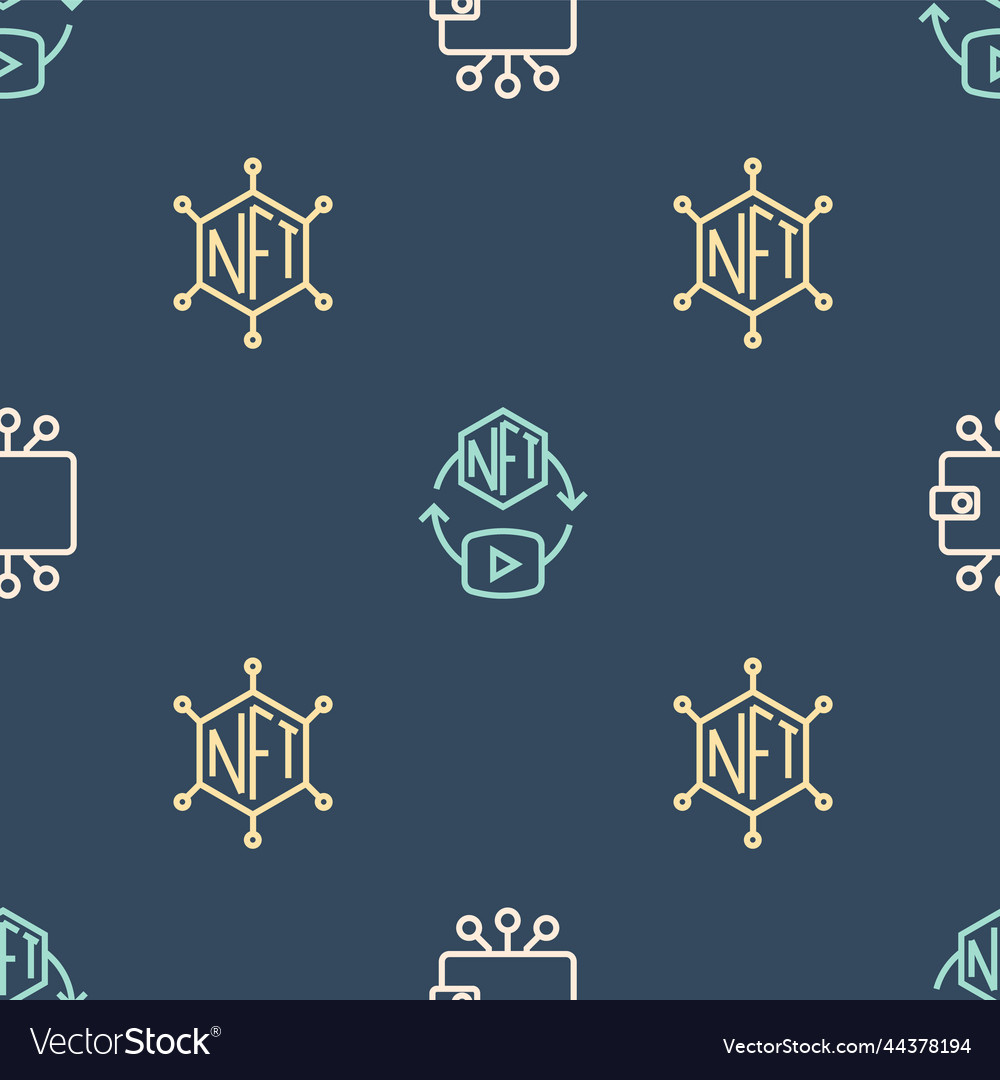 Set line cryptocurrency wallet nft blockchain