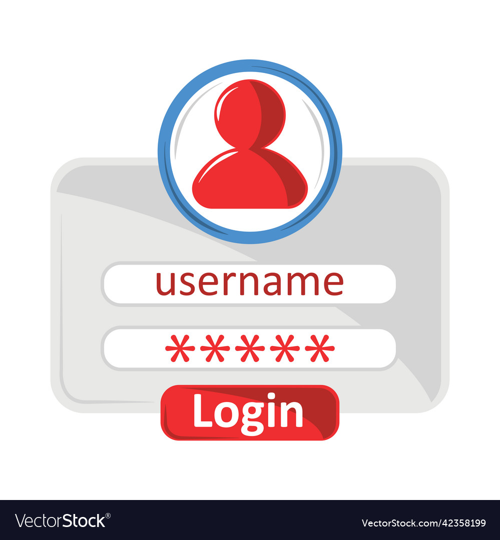 Account login and password