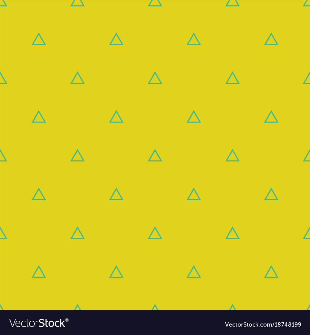 Green Triangle Tile Pattern
