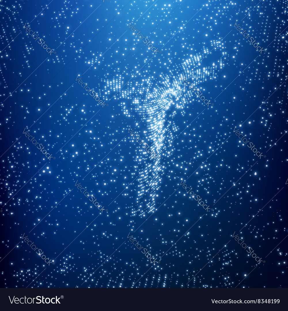 Network Technology Particle Background