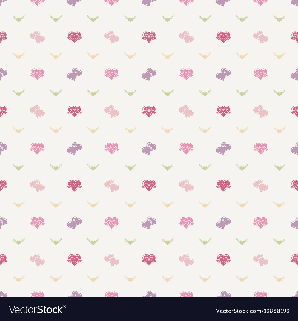 Seamless pattern on valentines day texture