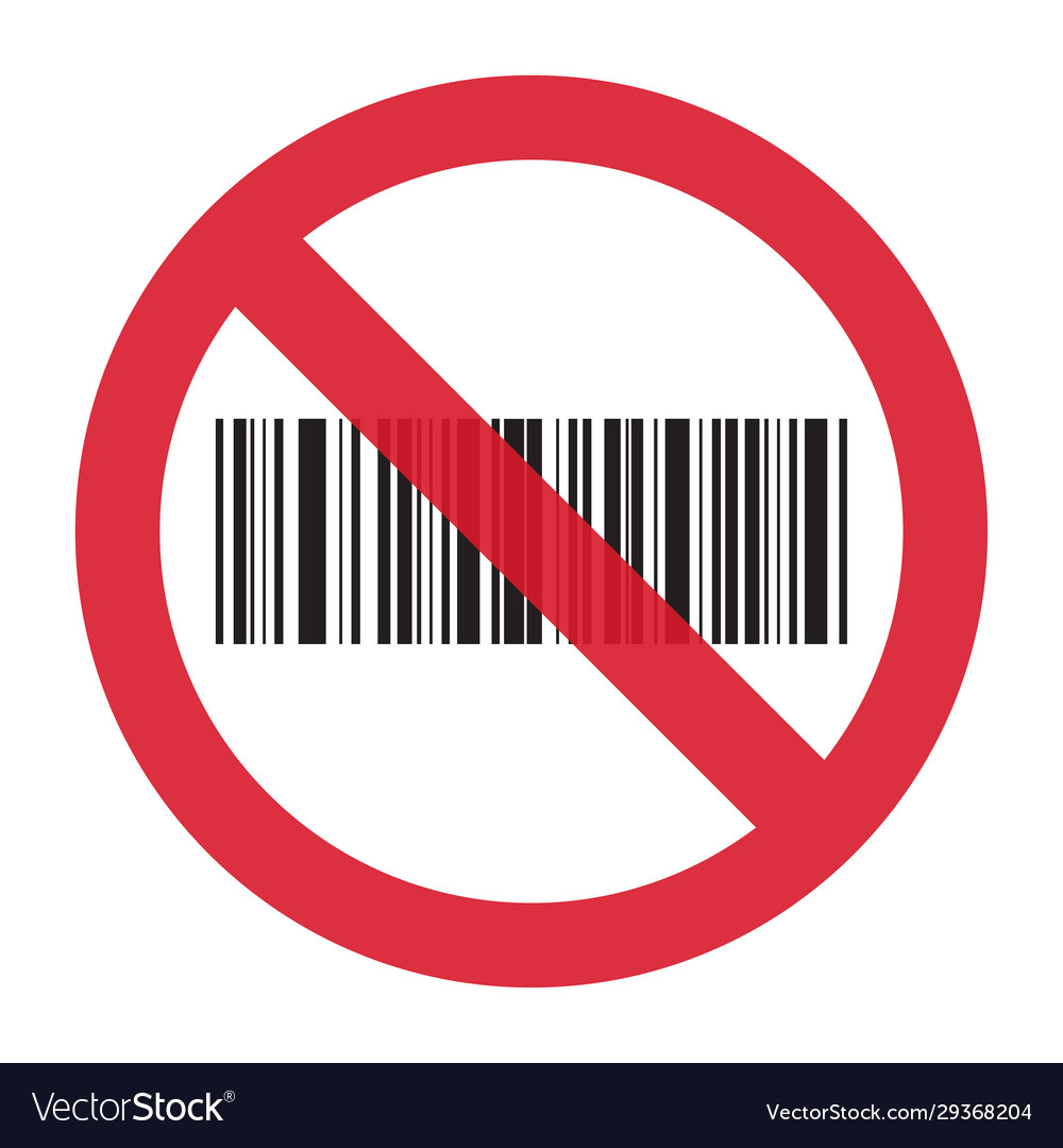 Barcode icon bar code for web app ui design Vector Image Barcode icon bar code for web app ui design