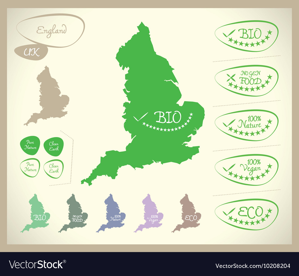 Bio map uk england