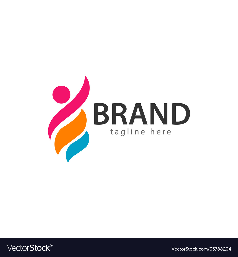 Brand company logo template design