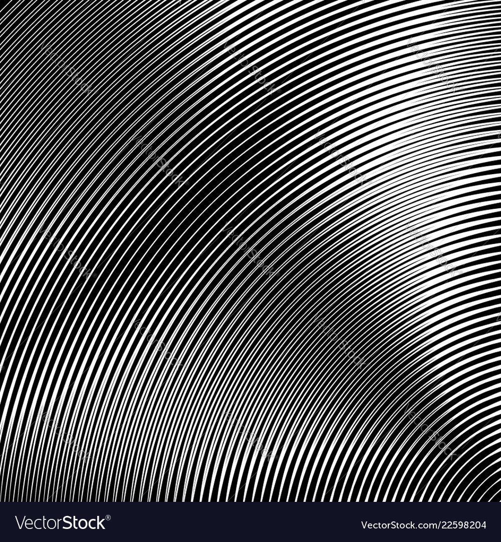 Circle pattern with dynamic irregular lines vector image Circle pattern with dynamic irregular lines
