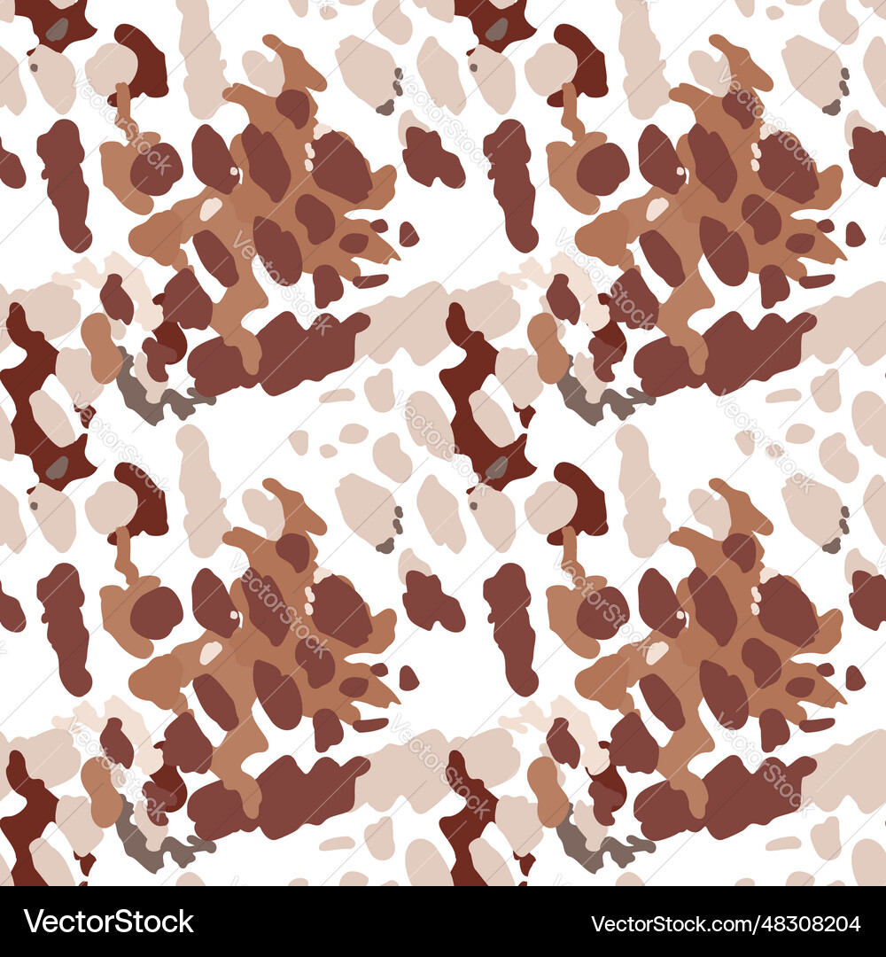 Creative abstract leopard skin seamless pattern Vector Image